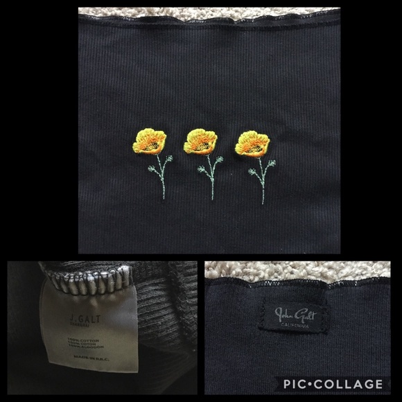 Brandy Melville Poppy Crop Top - Picture 4 of 7